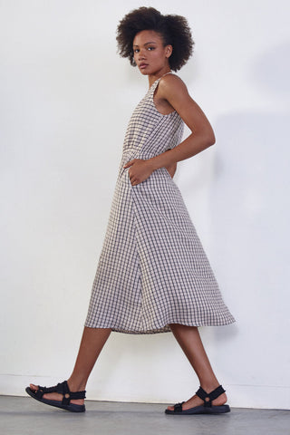 DAGG & STACEY Robe Stevie - Avoine et Noir